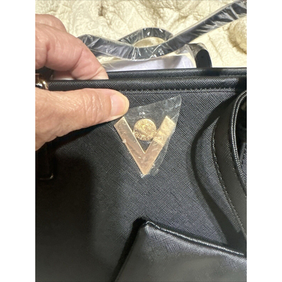 Valentino Orlandi Black Tote Bag With Wallet New with Tags MSRP $200 - Picture 6 of 10